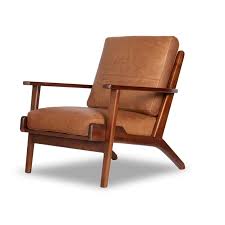 Apt2b's contemporary accent chairs and side chairs come in a huge variety of trendy styles. Mid Century Modern Kalley Cognac Tan Leather Accent Chair Ash4394