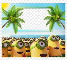 Minion birthday minion party arabesque picture borders foto frame minion pictures christening invitations decoupage paper border design. Free Png Minions 2015 Hd Kids Frame Png Images Transparent Minion Border Png Download 850x724 3301985 Pngfind