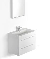 A wide range of wall hung bathroom cabinets with doors, drawers and baskets. Wall Hung Bathroom Furniture Set T730 White Washbasin And Cabinet