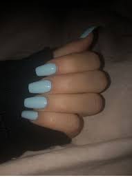 Mit top service und beratung. Amazing Light Blue Nail Color Different Acrylic Nail Shapes Acrylic Nail Shapes Pretty Acrylic Nails
