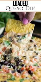 Loaded Cowboy Queso Dip Yummy Appetizers Queso Dip Recipes Recipes