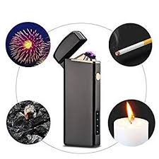 Amazon Com Windproof Arc Lighter X Plasma Lighters Rechargeable Usb Electric Lighter With Led Display Power Black Health Electric Lighter Gadget Gifts Led