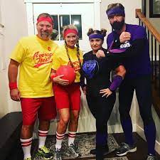 Gather Your Friends For Some Halloween Fun With These Group Costume Ide Funny Group Halloween Costumes Funny Couple Halloween Costumes Group Halloween Costumes