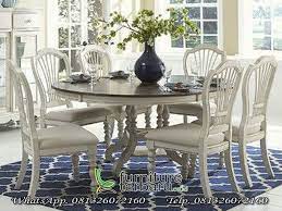 Meja Makan Oval Minimalis Ftj 098 Round Dining Room Sets Round Dining Room Round Dining Room Table