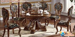 4 piece as 1 set. Designer Teak Wood Round Dining Table Set Wedding Stages