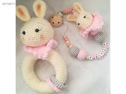 Amigurumi Emzik Zinciri Yapimi Ile Ilgili Gorsel Sonucu Kiz Bebek Modelleri Bebek Amigurumi