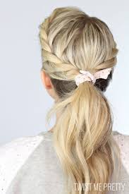 These five fast updos are the perfect answer to looking got five minutes? Twisted Ponytail Day 28 Twist Me Pretty