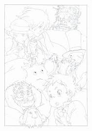 See more ideas about coloring pages, anime lineart, anime drawings. Howl Moving Castle Coloring Pages Ideas Luxury Pin Auf Zeichen Howls Moving Castle Castle Coloring Page Howl S Moving Castle Tattoo