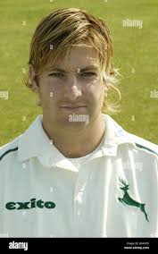 Richard logan of nottinghamshire at trent bridge hi-res stock photography  and images