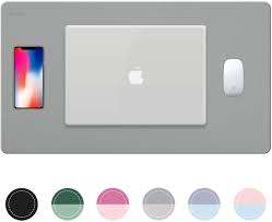 Desk blotter leather pad turquoise blue large desk cover cubicle decor accessories _ choice of 7 sizes and 27 colors. Multi Color Non Slip Mouse Pad Black 24 X 14 Waterproof Desk Writing Mat Large Desk Blotter Protector Towwi Pu Leather Desk Pad With Suede Base Office School Supplies Office Products Urbytus Com