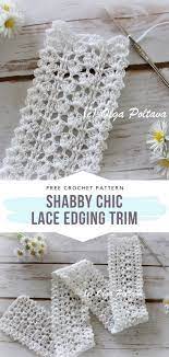 Wonderfully Lacy Crochet Edgings With Free Patterns Crochet Lace Pattern Crochet Edging Patterns Crochet Lace Scarf