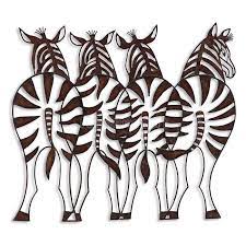 Colors and texture may vary from item to item. Zebras Metal Wall Art Uttermost Furniture Cart Zebra Wall Art Zebra Wall Decor Metal Wall Art
