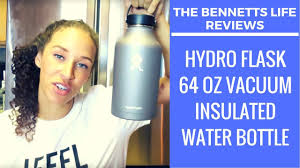 These recommendations cover fluids from water, other beverages and food. Product Review Hydro Flask 64 Oz Vacuum Insulated Water Bottle Youtube