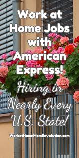 American Express Hiring Work At Home Customer Service Jobs Work From Home Jobs Home Jobs Work From Home Opportunities