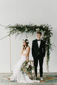 Minimalist Greenery Indoor Wedding Arch Weddings Weddingideas Wedding Dpf Greenweddings Hipster Wedding Modern Minimalist Wedding Scandinavian Wedding