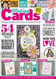 See more ideas about card making, card making projects, cards. Making Cards Papercraft Magazine January 2018 Subscriptions Pocketmags