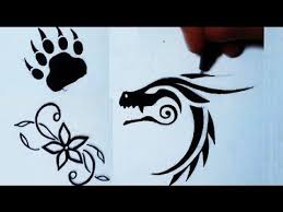 The tattoo stencil pen is easy to maintain and gels well with your daily purposes. Easy Tattoo Drawings For Children Body Tattoo Art