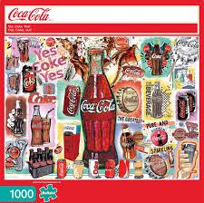 This springbok coke jigsaw puzzle is titled decades of tradition. Buffalo Games Coca Cola Yes Coke Yes 1000 Piece Jigsaw Puzzle I Love Puzzles