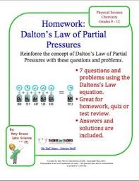 Reproduced with permission from law business research ltd. Gas Laws Dalton S Law Of Partial Pressure Homework Dalton S Law Teaching Chemistry Chemistry Class