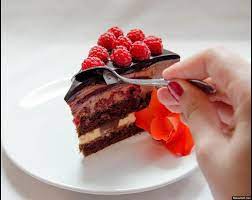Slice Of Cake On Make A Gif Desserts Food Cake Ingredients