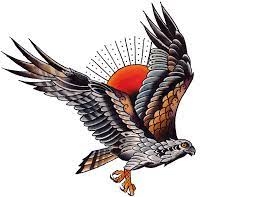 So i did the osprey and the shading and color on the locket, he drew the locket. Osprey Tattoo Uk Tattoo Uk Sign Painting Lettering Eagle Tattoos