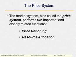 The Price System The Market System Also Called The Price System Performs Two Important And Closely Related Functions Price Rationing Resource Allocation Ppt Download