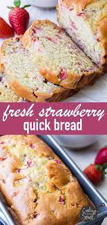 Fresh Strawberry Bread Recipe Strawberry Bread Strawberry Bread Recipes Food
