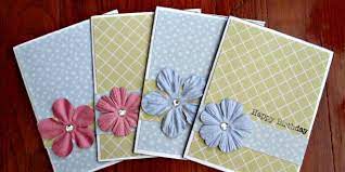 A9 or half fold (5.5 by 8.5 inches)—a large size usually used for. How To Make An Easy Birthday Card
