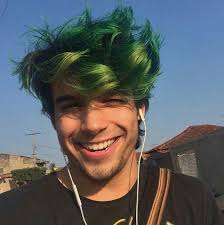 Pin By Emrah Turan On Guys Green Hair Men Boys Colored Hair Cool Hair Color