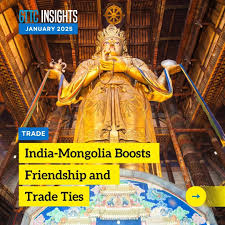 India and Mongolia strengthened ties in 2024 through trade and cultural  exchanges 🌍🤝. Key areas include mining, renewable energy, and education,  fostering growth and mutual prosperity! ⚡📘⛏️ #gttci #India #mongolia  #globalpartnerships ...