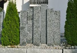 Palisaden Natura Stein Ag Sichtschutz Stein Palisaden Steinpalisaden