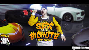 Does it mean anything special hidden between the lines to you? Ser Bichote Bad Bunny Video Oficial Gta V Gta Online X100pre Youtube