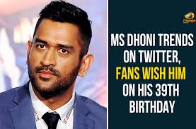 Here's the video by thai style language co. Ms Dhoni Trends On Twitter Fans Wish Him On His 39th Birthday