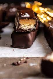 Homemade Vegan Twix Bars Recipe Twix Bar Twix Peanut Butter Twix