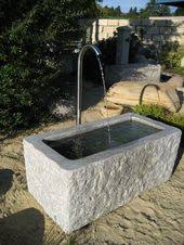 Steinbrunnen Aus Granit Brunnencenter Allgau Steinbrunnen Brunnen Garten Natursteine Garten