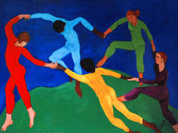 The Restaurant S Signature Painting Circle Of Friends By Alvin Clayton Caribbean Restaurant New Rochelle Matisse Paintings