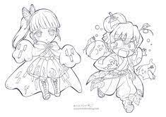 鬼滅の刃ぬりえ ハロウィンカナヲ 善逸 ぬりえブログ 塗り絵 塗り絵 かわいい 塗り絵 無料