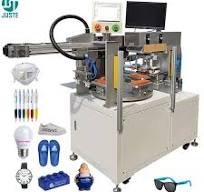 Stampanti a tampone con braccio robotico trasportatore, macchina da stampa  automatica a 1 colore Tampo Print