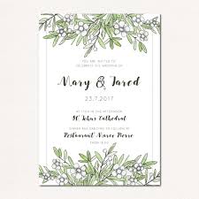 See more ideas about psd free photoshop, indian wedding invitations, indian wedding invitation cards. Free Vector Wedding Invitation With Leaves And Flowers