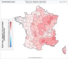 La pandémie du coronavirus perturbe une nouvelle fois les 24h du mans 2021 qui sont officiellement reportées à la fin du mois d'août. Bilan Climatique Aout 2019 Meteo Contact