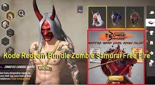 These codes are specific for free fire. Kode Redeem Baju Zombie Samurai Free Fire Terbaru 2021