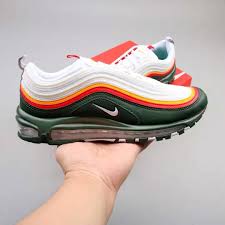 Nike Air Max 97 White Evergreen Ratatouille Ck0224 100 Nike Air Max Air Max Nike Air Max 97