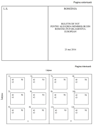 Le bulletin de vote est un support de communication indispensable pour les élections. Cum Arata Buletinele De Vot Pentru Alegerile Europarlamentare Din 25 Mai Modelul A Fost Stabilit