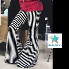 Black And White Striped Flare Pants Outfit Black White Striped Bell Bottom Jeans White Flare Pants Bell Bottom Pants Outfit Black White Stripes