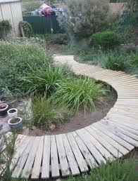 Boardwalk Boho Patio Home Landscaping Walkways Paths