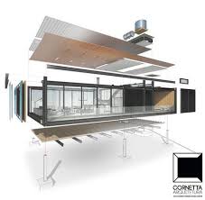 Maison Container Chine Inspirant Perspectiva Explodida De Nosso Loft De Campo Em Estrutura Building A Container Home Container House Plans Steel Frame House