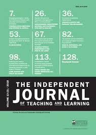 the independent journal of teaching and learning vol 13 2