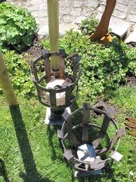 Rustikale Gartenfackel Aus Metall Gartenfackel Garten Fackel