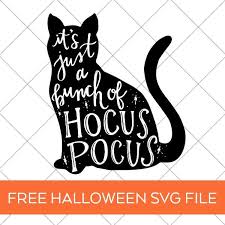 Free Hocus Pocus Svg Hocus Pocus Cat Pineapple Paper Co Cricut Halloween Hocus Pocus Cat Cricut