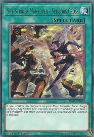 There are many correct ways to spell scissors depending on the language room you reside in. Sky Striker Maneuver Scissors Cross Yugipedia Yu Gi Oh Wiki
